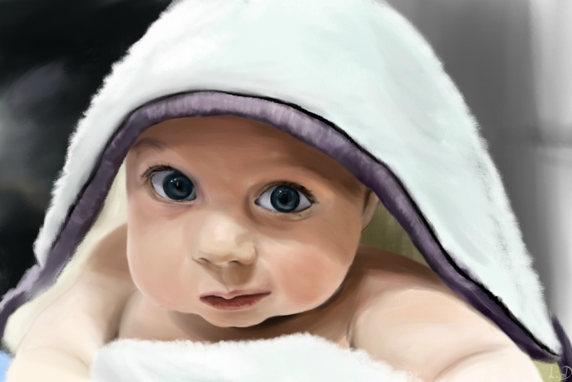 Husband_Hires_24_Artists_To_Illustrate_Portraits_Of_His_Son_To_Surprise_His_Wife_2014_05