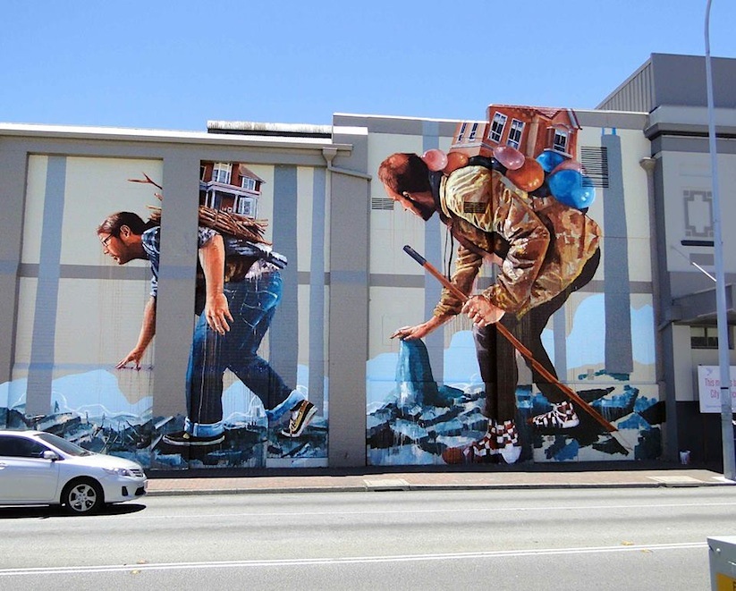 The_Migration_New_Mural_by_Artist_Fintan_Magee_in_Perth_Australia_2014_02