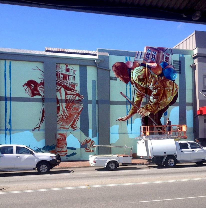 The_Migration_New_Mural_by_Artist_Fintan_Magee_in_Perth_Australia_2014_03