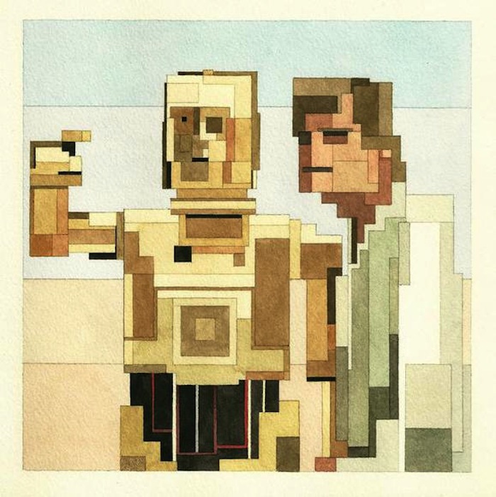 8_Bit_Inspired_Watercolor_Paintings_of_Pop_Culture_Icons_by_Adam_Lister_2014_08