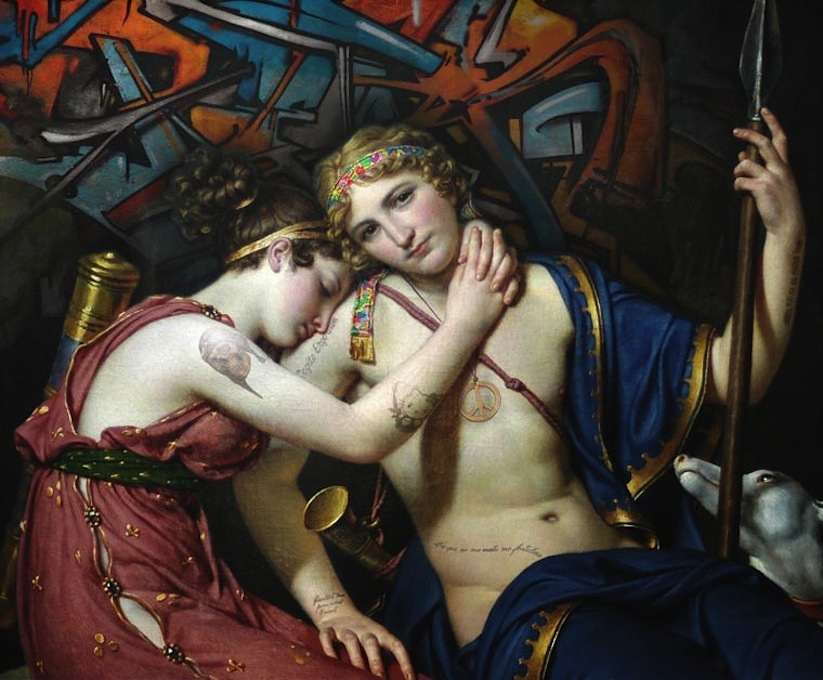 Renaissance_Paintings_Mixed_With_Streetart_and_Pop_Culture_Imagery_by_Marco_Battaglini_2014_04