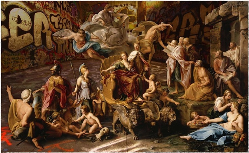 Renaissance_Paintings_Mixed_With_Streetart_and_Pop_Culture_Imagery_by_Marco_Battaglini_2014_05