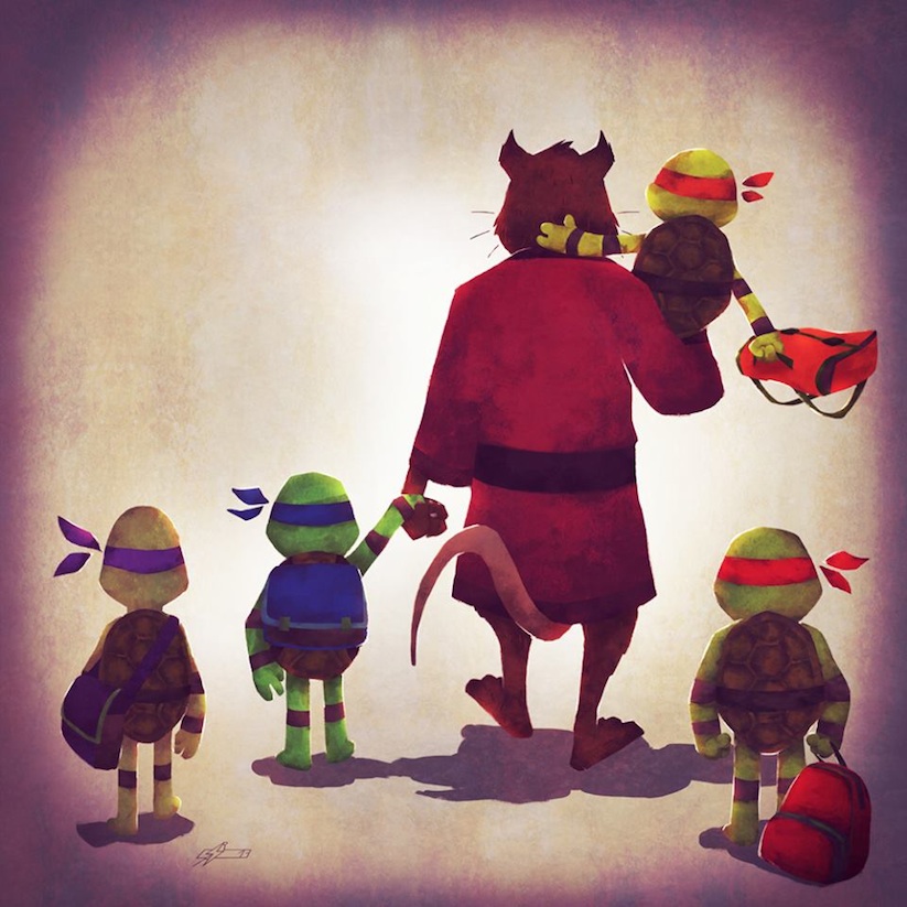 Super_Families_Famous_Characters_From_Movies_and_Video_Games_Illustrated_In_A_Charming_Art_Series_2014_05