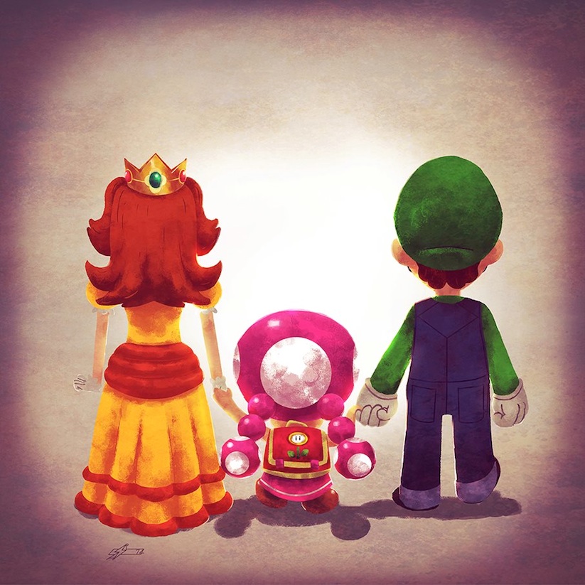 Super_Families_Famous_Characters_From_Movies_and_Video_Games_Illustrated_In_A_Charming_Art_Series_2014_12