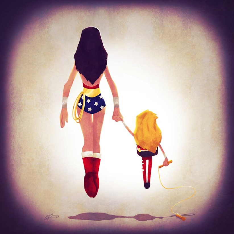 Super_Families_Famous_Characters_From_Movies_and_Video_Games_Illustrated_In_A_Charming_Art_Series_2014_15