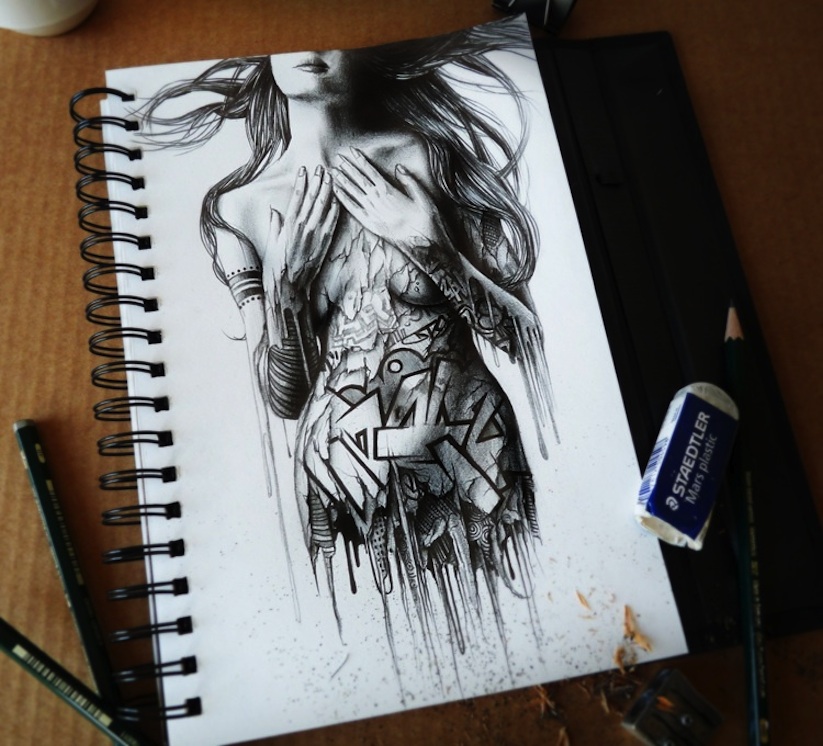Graffiti_and_Pop_Culture_Inspired_Graphite_Pencil_Drawings_by_French_Artist_PEZ_2015_02