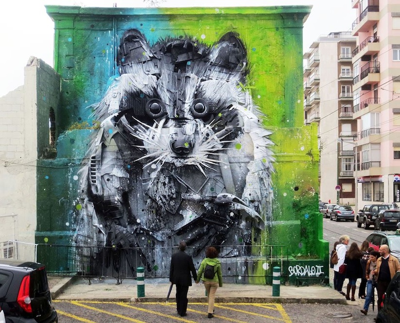 Big_Racoon_New_Street_Installation_by_Bordalo_2015_01