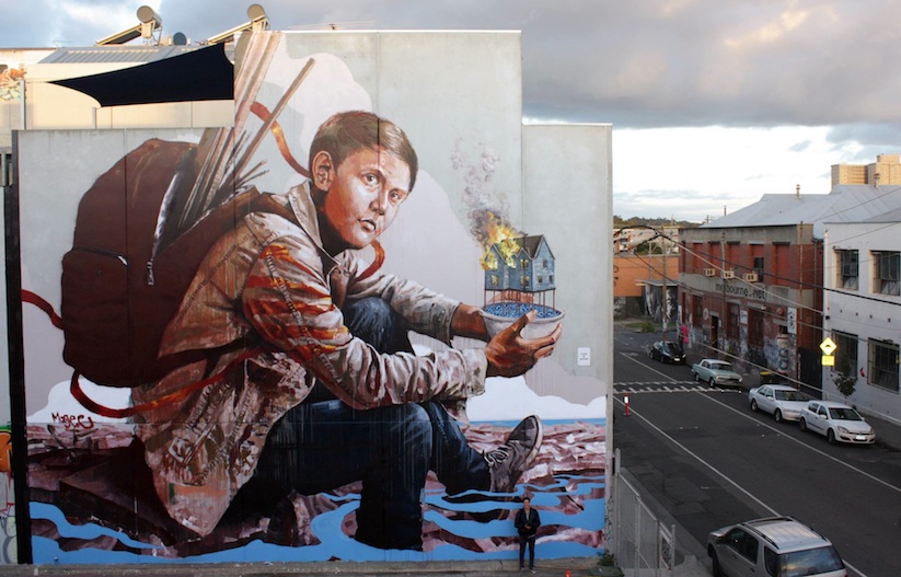 The_Refugee_A_New_Gigantic_Mural_by_Fintan_Magee_in_Melbourne_Australia_2015_01