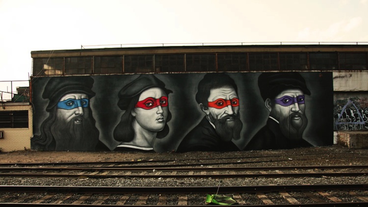 Renaissance_Masters_Painted_as_Ninjas_by_Street_Artist_Owen_Dippie_in_Bushwick_Brooklyn_2015_01