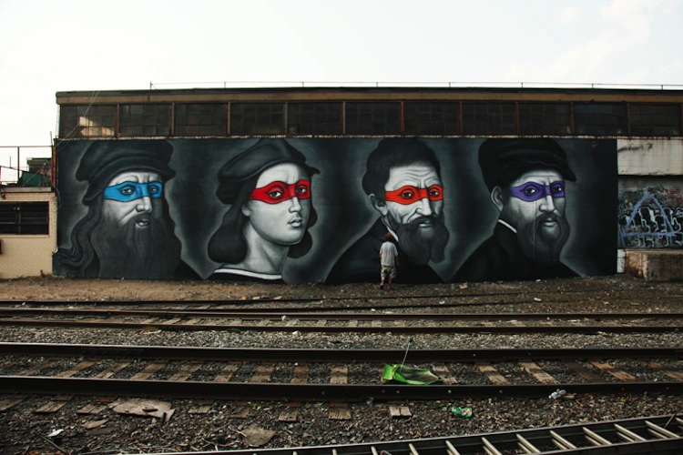 Renaissance_Masters_Painted_as_Ninjas_by_Street_Artist_Owen_Dippie_in_Bushwick_Brooklyn_2015_08