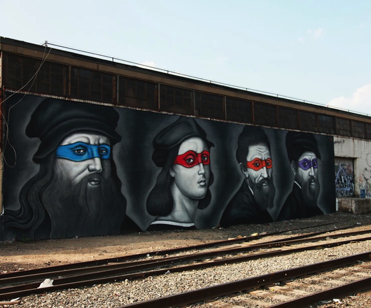 Renaissance_Masters_Painted_as_Ninjas_by_Street_Artist_Owen_Dippie_in_Bushwick_Brooklyn_2015_09
