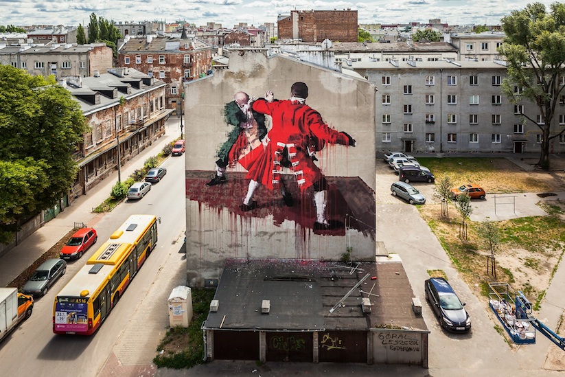 Warsaw_Fight_Club_A_New_Mural_by_Street_Artist_Conor_Harrington_in_Warsaw_Poland_2015_01