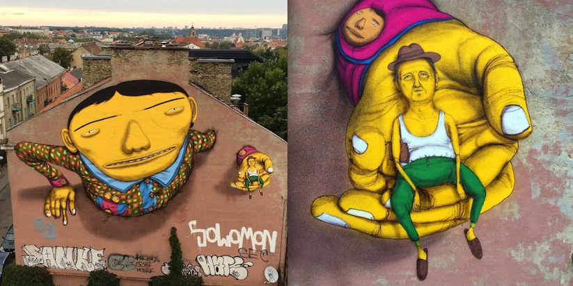 Brazilian_Street_Art_Twins_Os_Gemeos_Created_A_New_Mural_in_Vilnius_Lithuania_2015_02
