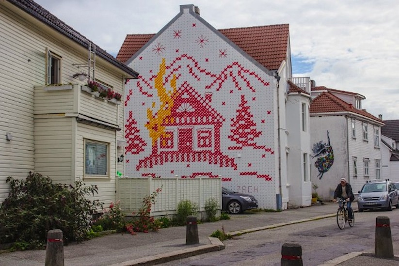 Mural_Composed_by_Cross_Stitches_from_Lithuanian_Street_Artist_Ernest_Zacharevic_in_Stavanger_Norway_2015_06_01