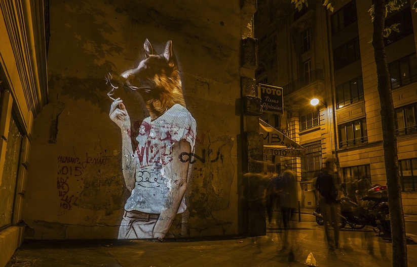 Safari_Urbain_Stunning_Projections_Of_Stylish_Hipster_Animals_On_The_Streets_Of_Paris_2015_02