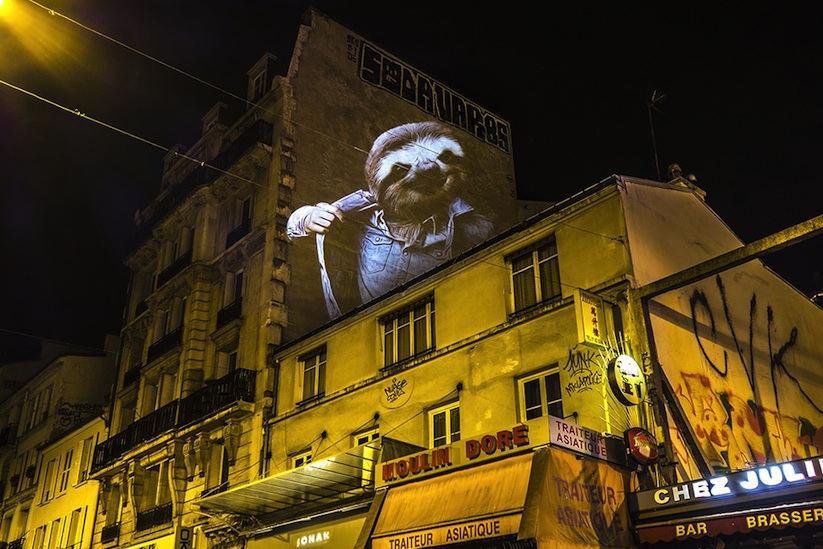 Safari_Urbain_Stunning_Projections_Of_Stylish_Hipster_Animals_On_The_Streets_Of_Paris_2015_12
