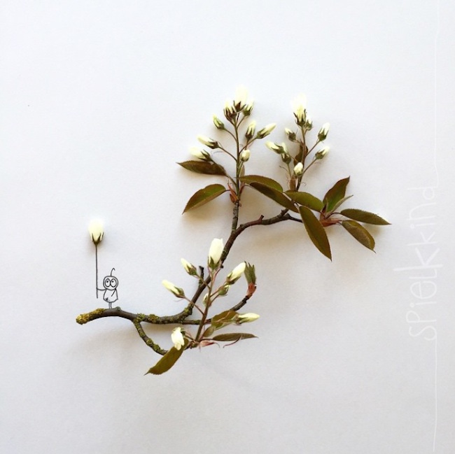 Tiny_Illustrations_Created_Around_Everyday_Objects_Flowers_and_Food_by_Kerstin_Hiestermann_2015_01