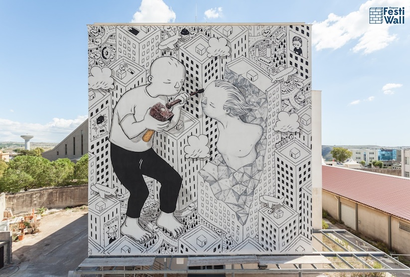 A_New_Mural_by_Street_Artist_Millo_in_Ragusa_Italy_2015_01