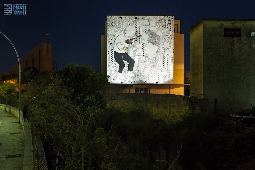 A_New_Mural_by_Street_Artist_Millo_in_Ragusa_Italy_2015_06