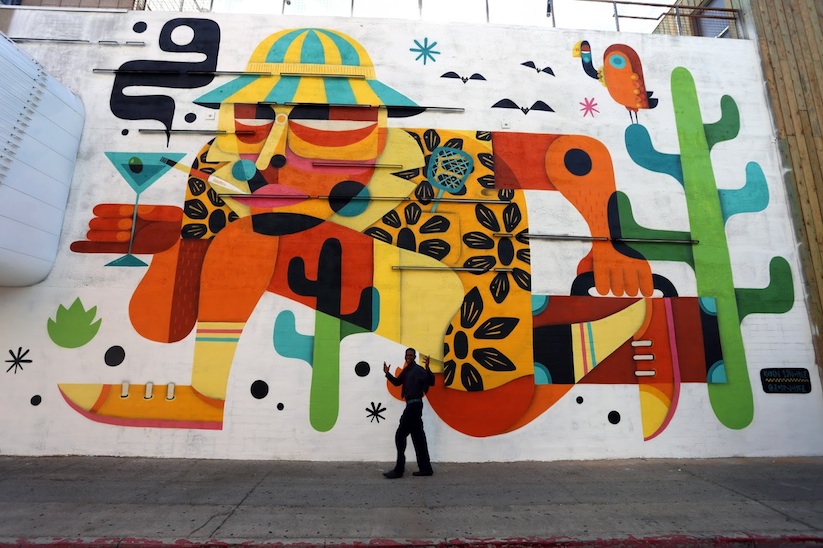 Cubism_influenced_Mural_of_Hunter_S_Thompson_by_Street_Artist_Ruben_Sanchez_2015_07