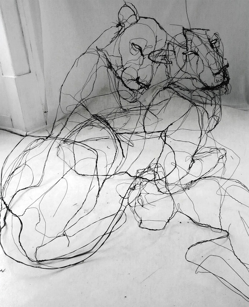 New_Wire_Sculptures_that_Look_Like_Scribbled_Pencil_Drawings_by_David_Oliveira_2015_02