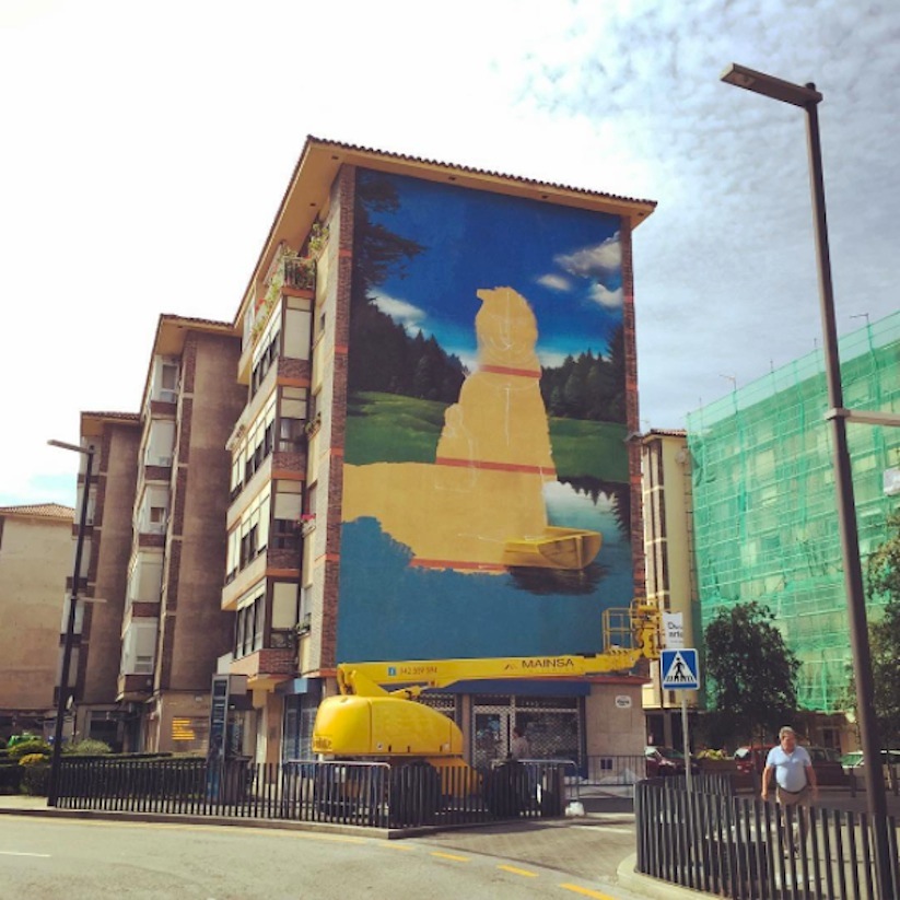 Okuda_Serzo_Collaborate_on_a_Large_Mural_in_Santander_Spain_2015_04