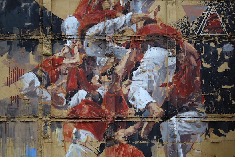 FER_LLENYA_A_New_Large_Scale_Mural_by_Street_Artist_Borondo_in_Barcelona_Spain_2015_03