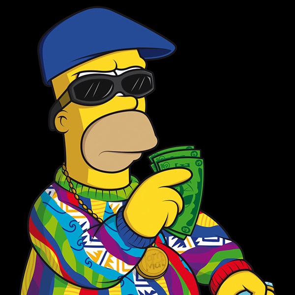 Simpsons_Characters_Illustrated_in_Street_Wear_As_Famous_Rap_Stars_by_Mattia_Lettieri_2015_08