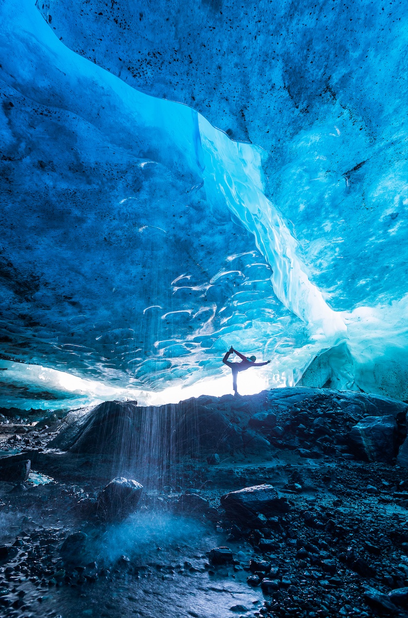 Glacier Cave Yoga