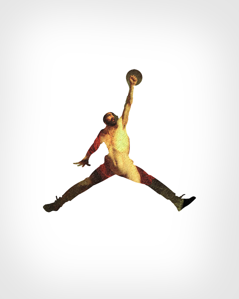 Classical Paintings mixed with Modern Day Logos by Eisen Bernard Bernado