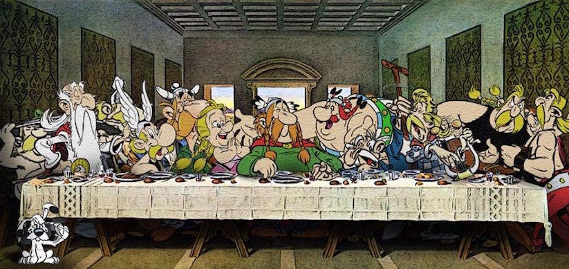 Cartoon Characters Famous Cartoons in classical Paintings 01