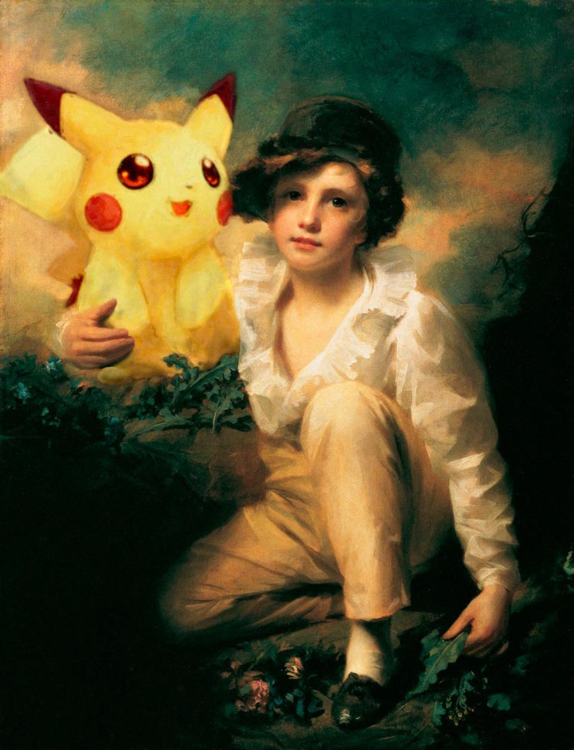 Famous-cartoons-in-classical-paintings-06