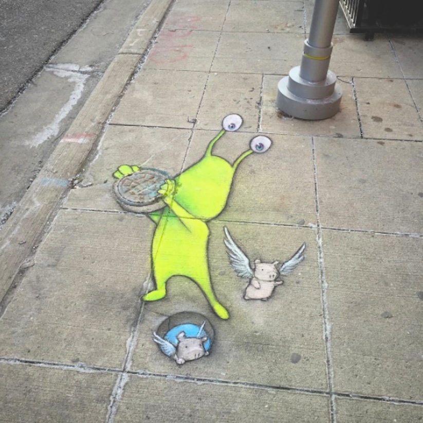New_Quirky_Chalk_and_Charcoal_Street_Art_by_David_Zinn_2016_01