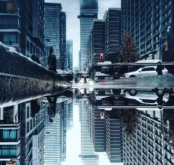 Parallel_Worlds_Of_Puddles_In_Toronto_by_Photographer_Guigurui_2016_02