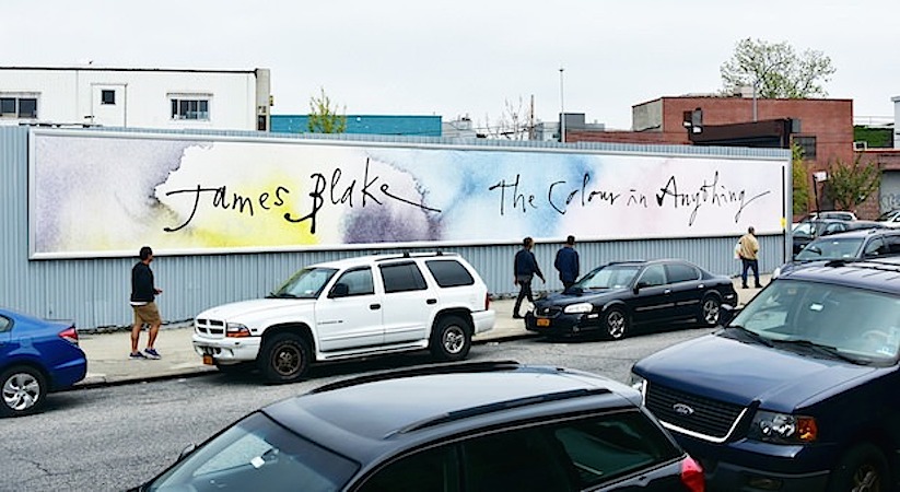 James Blake The Colour In Anything Mural WHUDAT