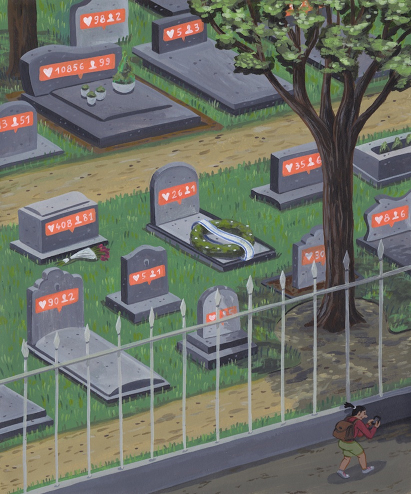 Social_Media_Addiction_Satirical_Illustrations_by_Brecht_Vandenbroucke_2016_01