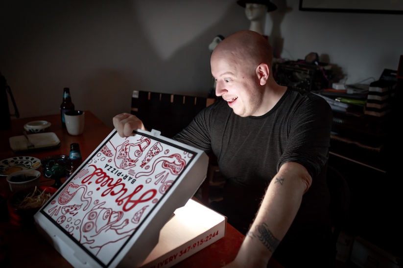 The_Secret_Order_of_the_Slice_Christ_Gampat_is_Expressing_his_Love_for_Pizza_2016_09