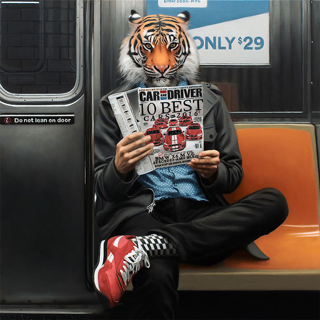 Underground_Oil_Paintings_Of_NYC_Subway_Riders_Reading_Magazines_by_Matthew_Grabelsky_2016_09
