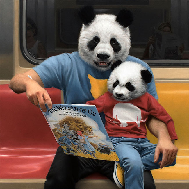 Underground_Oil_Paintings_Of_NYC_Subway_Riders_Reading_Magazines_by_Matthew_Grabelsky_2016_10
