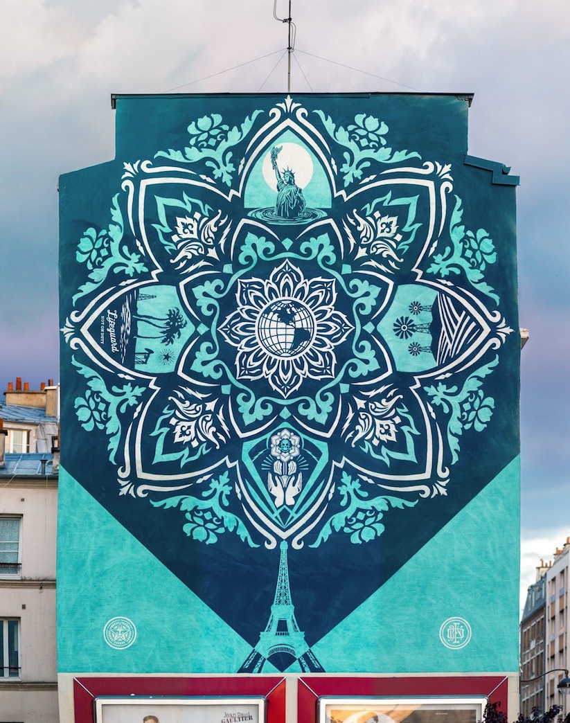 Earth_Crisis_Mandala_Designed_Mural_by_Shepard_Fairey_in_Paris_2016_02