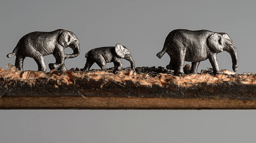Elephant_Art_Carved_From_a_Pencil_Lead_by_Artist_Cindy_Chinn_2016_02