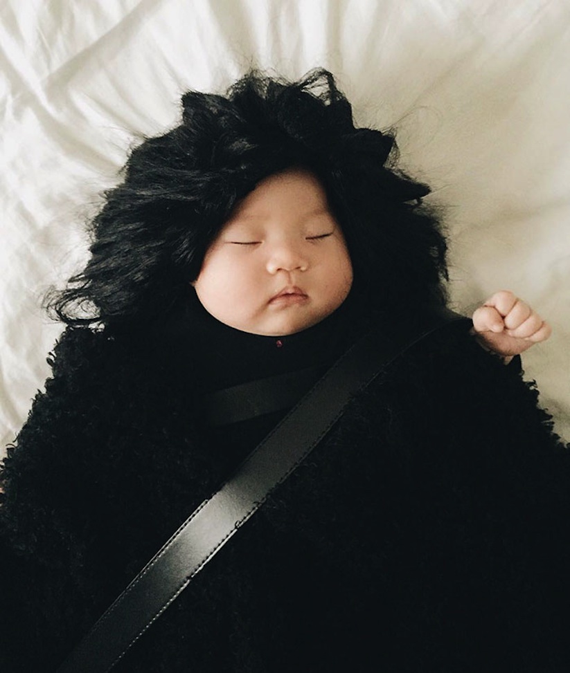 Cute_Little_Baby_is_the_Queen_Of_Dress_Up_While_She_Naps_2016_05