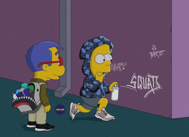 The_Simpsons_as_Sneakerheads_New_Illustrations_by_Polish_Artist_Olga_Wojcik_2016_12