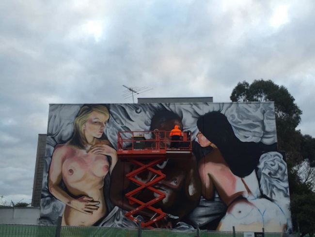 Mural_Inspired_by_Kanye_Wests_Infamous_Clip_from_Street_Artist_Lushsux_in_Melbourne_Australia_2016_04