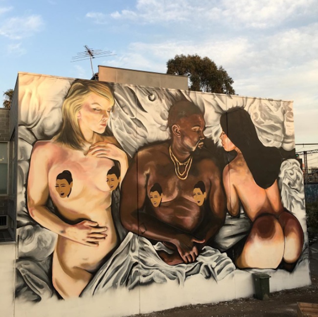 Mural_Inspired_by_Kanye_Wests_Infamous_Clip_from_Street_Artist_Lushsux_in_Melbourne_Australia_2016_06
