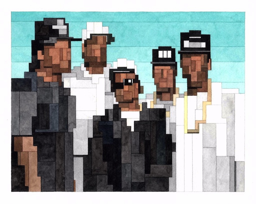 8_bit_inspired_watercolor_paintings_by_adam_lister_hip_hop_edition_2016_01