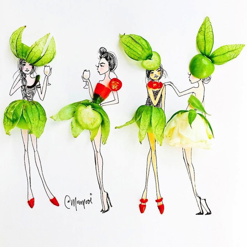 Fashion_Illustrations_Created_of_Flowers_Veggies_by_Meredith_Wing_2017_11