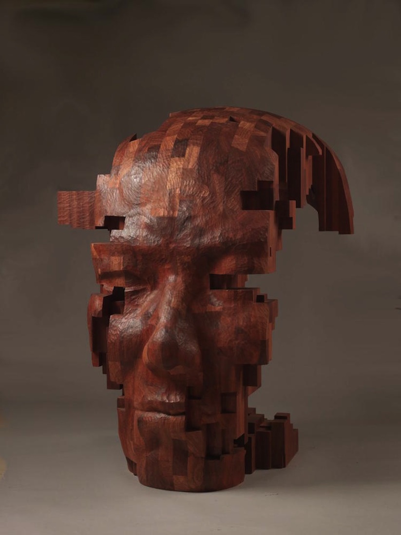 Pixelations_Wooden_Sculptures_by_Hsu_Tung_Han_2017_09