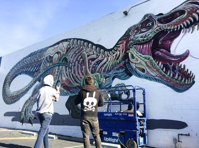 Translucent_T_Rex_by_Street_Artist_Nychos_in_Oakland_2017_02