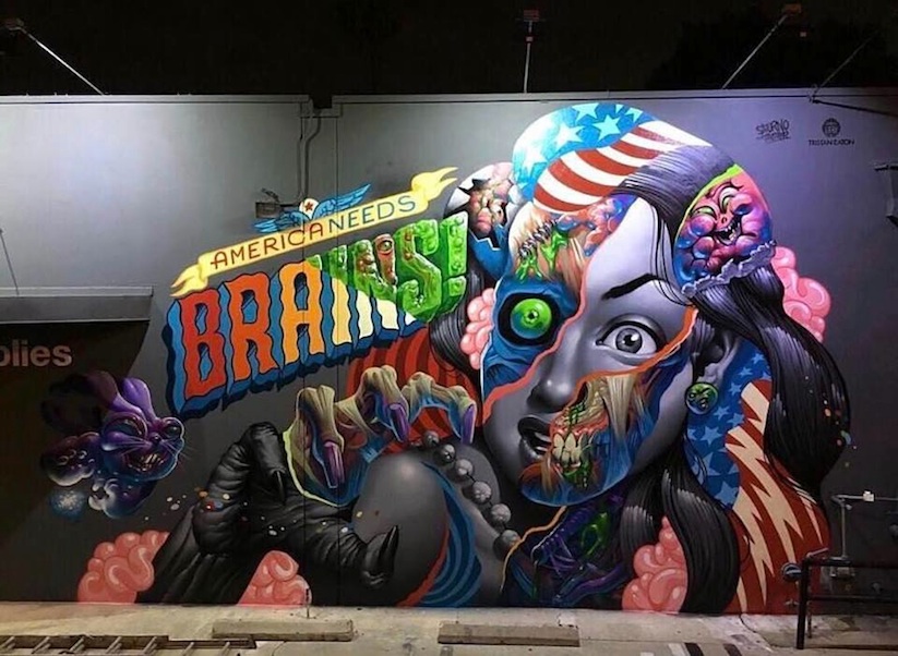 America_Needs_Brains_Mural_by_Tristan_Eaton_2017_01